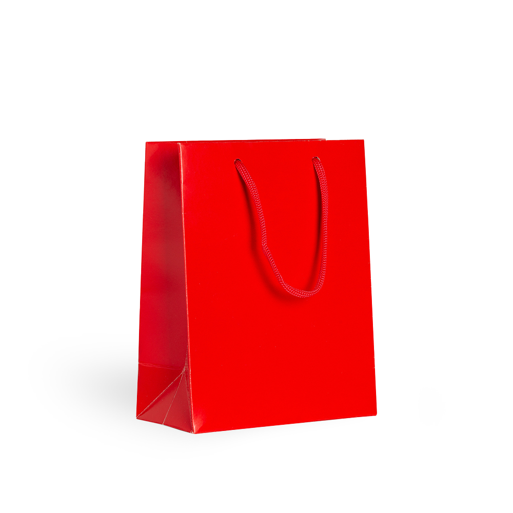 Sacola Papel 15x19x8cm 1059 Vermelho 10 unidades