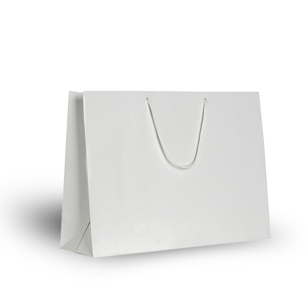 Sacola Papel 39,5x29x12cm 1062 Branco 10 unidades