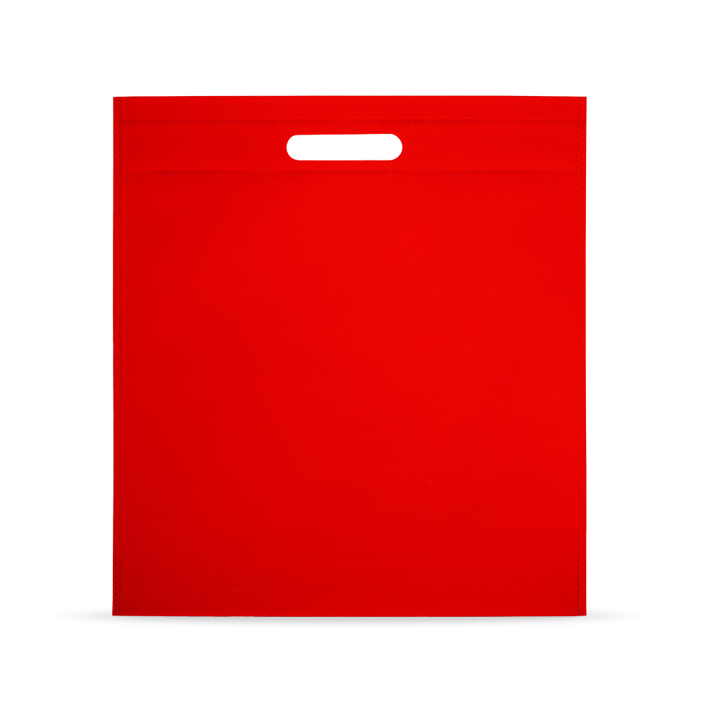 Sacola TNT 35,5x39x8,5cm 1710 Vermelho 10 unidades