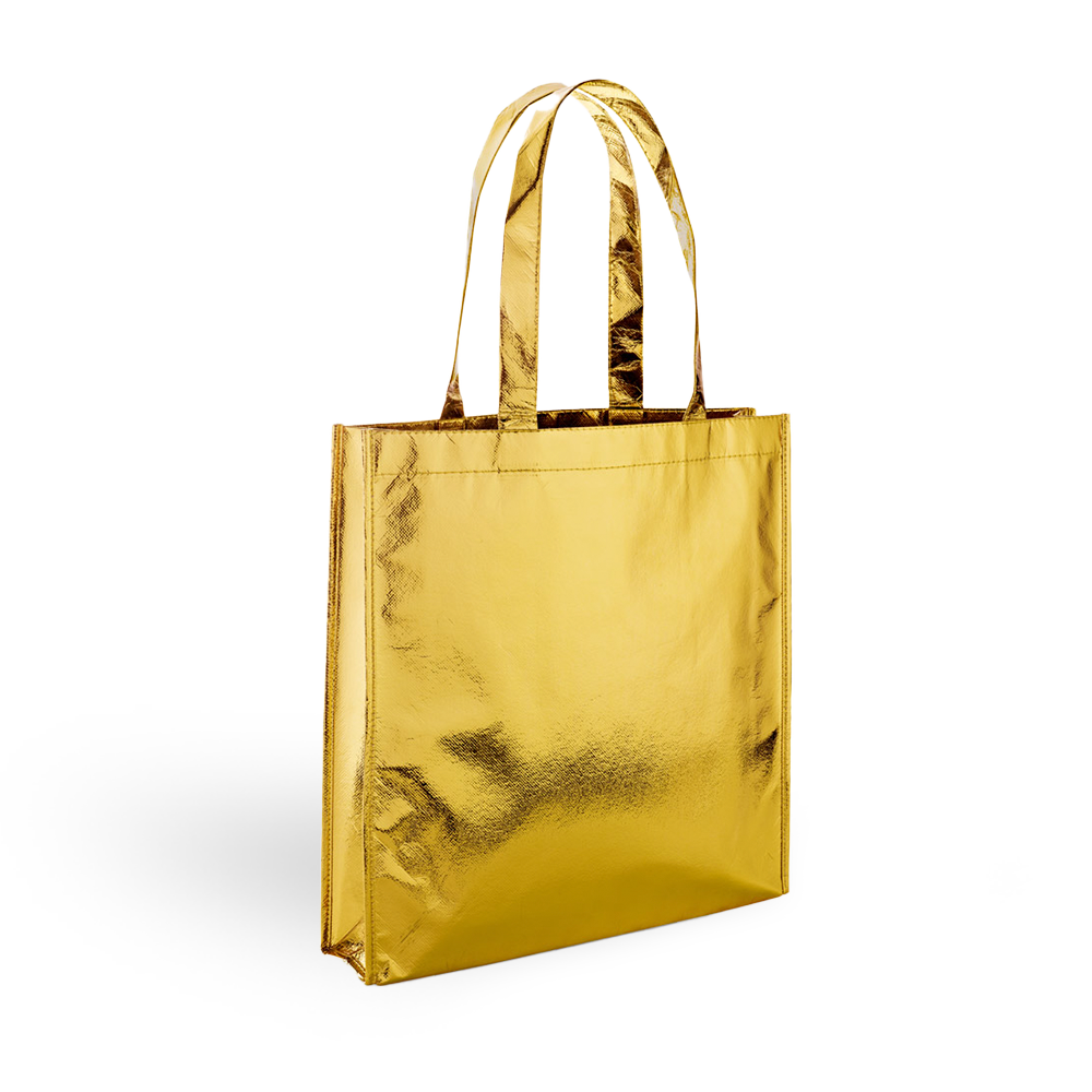 Sacola TNT 34x35x8cm 1743 Dourado 10 unidades